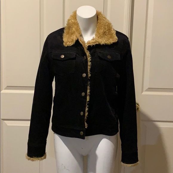 jennyfer J Jackets & Blazers - Black Corduroy jacket. Medium